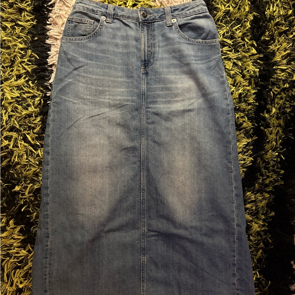 H&M Long Jean Skirt